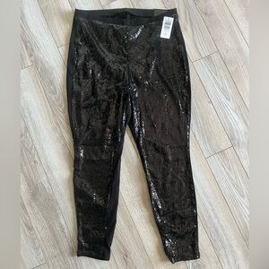 Torrid embellished come and go sequin leggings NWT